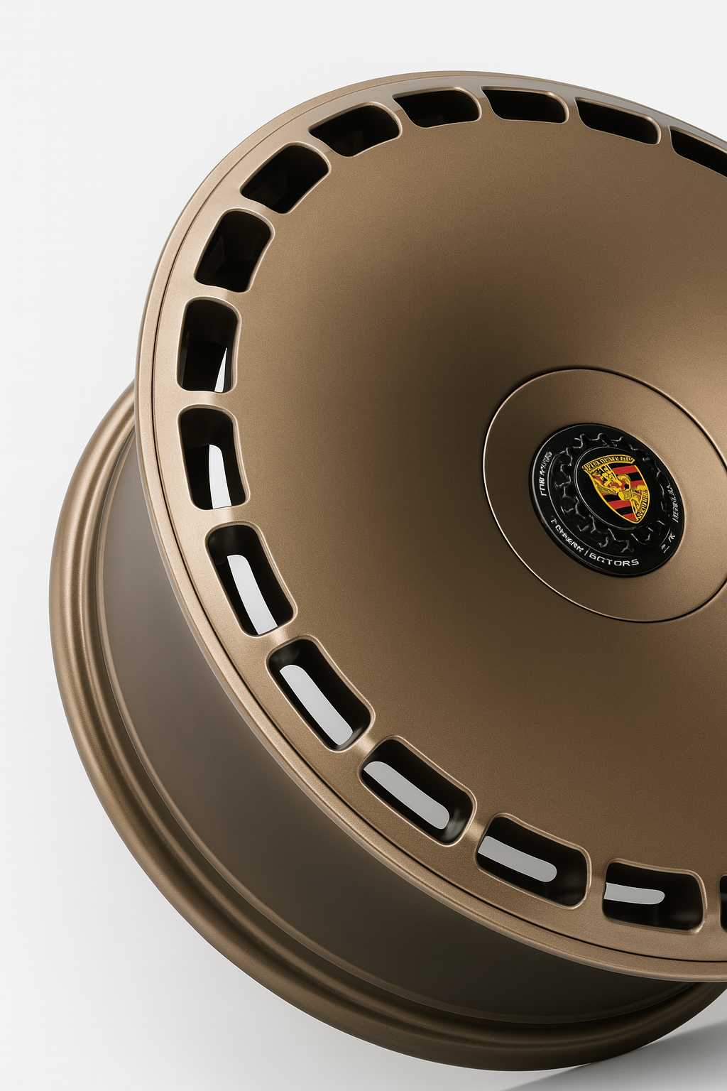 Porsche 2pc Split Wheels Forged 21x11 ET41 & 20x9 ET60 5x130 Bronze Satin Finish