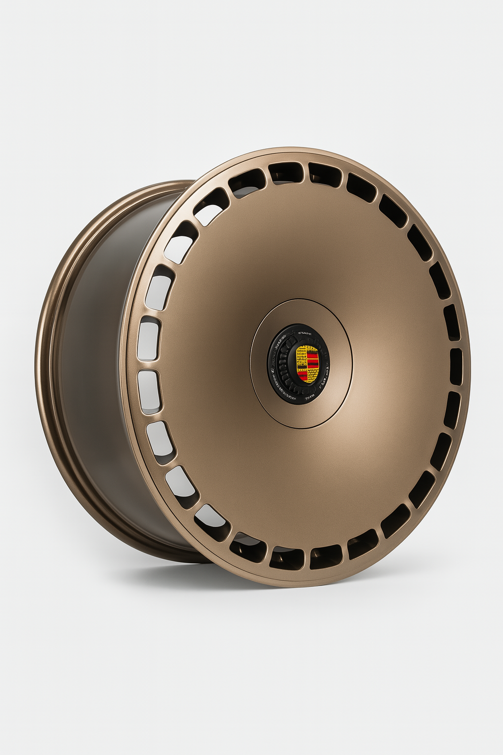 Porsche 2pc Split Wheels Forged 21x11 ET41 & 20x9 ET60 5x130 Bronze Satin Finish